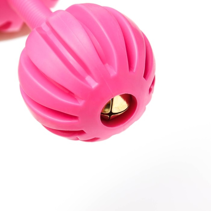 Игрушка жевательная Игрушка жевательная "Силач", TPR, 15 см, розовая