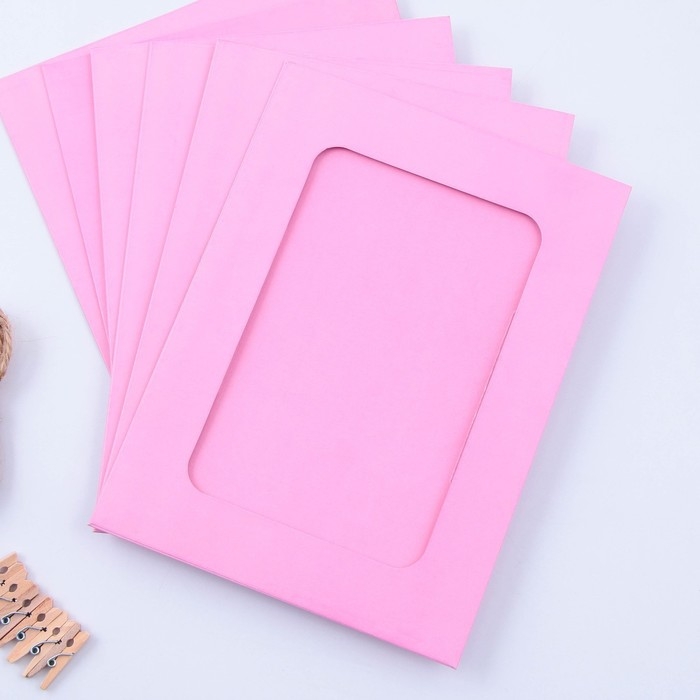 Гирлянда для фотографий с прищепками «Розовая», 6 шт Гирлянда для фотографий с прищепками «Розовая», 6 шт