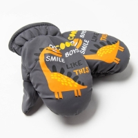 Варежки детские, цвет чёрный, размер 16 (8-10 лет) Варежки детские, цвет чёрный, размер 16 (8-10 лет)