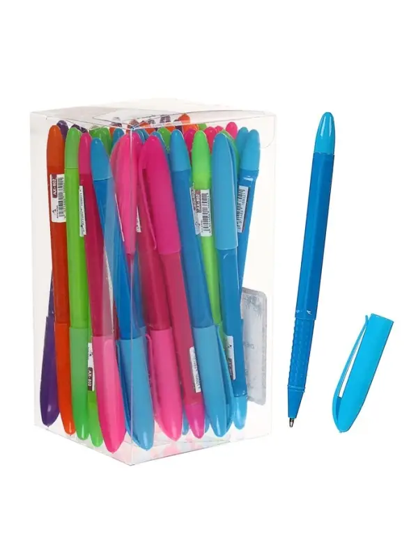 Ручка шариковая &laquo;Флуор&raquo; 0.7 мм, стержень синий, корпус, МИКС (штрихкод на штуке)