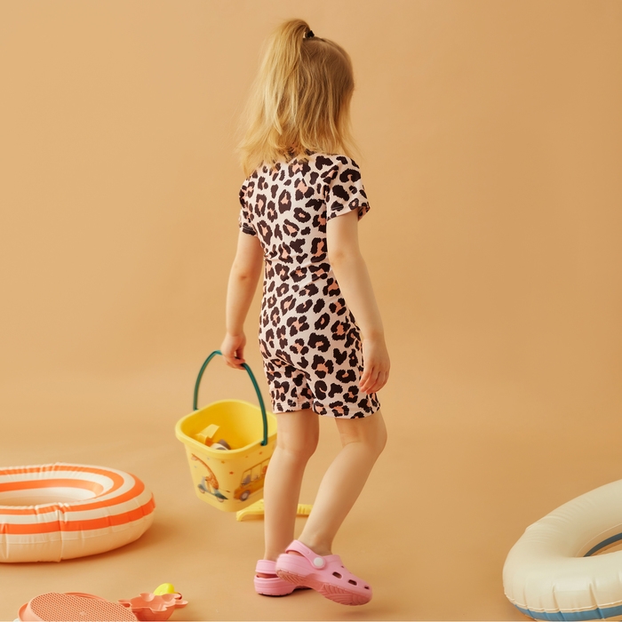 Купальный костюм детский Крошка Я "Леопард" рост 92-98 см