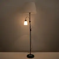 Торшер 19030/2BK E27 40Вт черный 41х41х180 см
