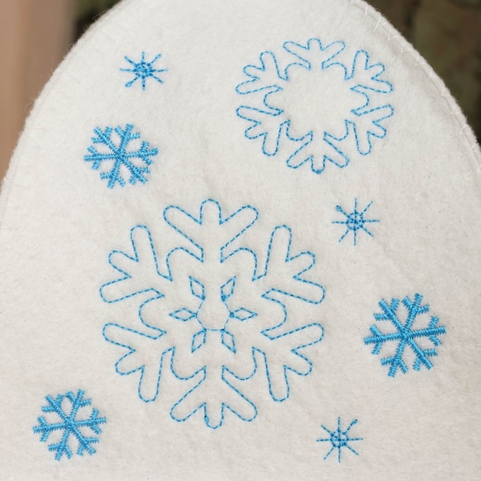 Шапка для бани и сауны Снегурочки, белый Шапка для бани и сауны Снегурочки, белый