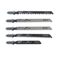Универсальный набор пилок для лобзиков ТУНДРА, по дереву и металлу, 5 шт.