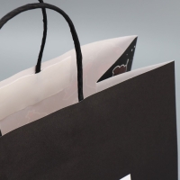 Пакет подарочный новогодний крафтовый &laquo;Подарочек тебе&raquo;, 28 х 32 х 15 см