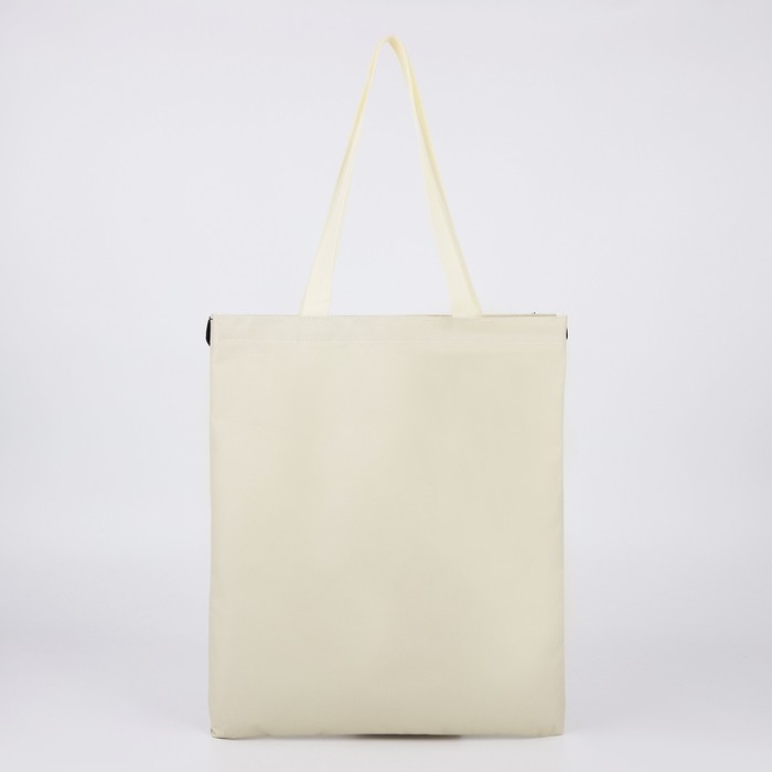 Сумка шопер &laquo;Песик&raquo;, 35&times;0.5&times;40 см, бежевый