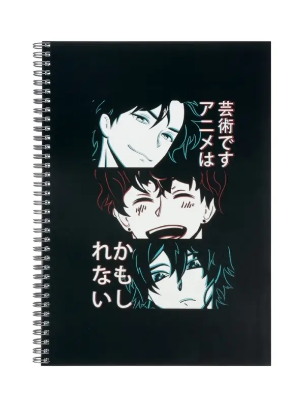 Компл тетр из 2шт А4 на гребне 96л кл Аниме Art.Комикс, мел карт+твин-лак, офсет (9944261)