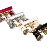 Театральный бинокль-лорнет Broadway 325E, серебристый