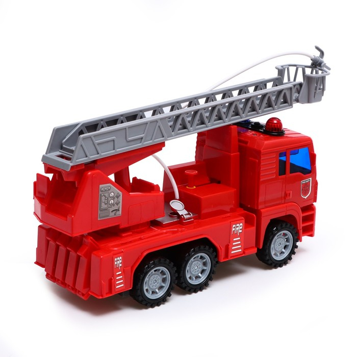 Машина инерционная &laquo;Пожарная&raquo;, масштаб 1:16, световые и звуковые эффекты, стреляет водой, МИКС
