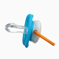 Соска - пустышка анатомическая &laquo;Пингвин&raquo;, +6 мес., цвет голубой