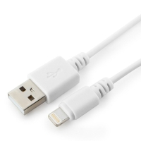 Кабель Cablexpert CC-USB-AP2MWP, Lightning - USB, 1 м, белый