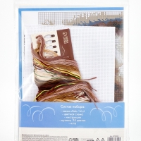 Вышивка крестиком 21х30 см "Домашний кот"