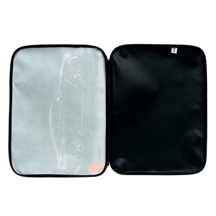 Папка для чертежей и рисунков А3, 470 х 350 х 20 мм, с ручками, текстильная, Calligrata Папка для чертежей и рисунков А3, 470 х 350 х 20 мм, с ручками, текстильная, Calligrata "Тачка"