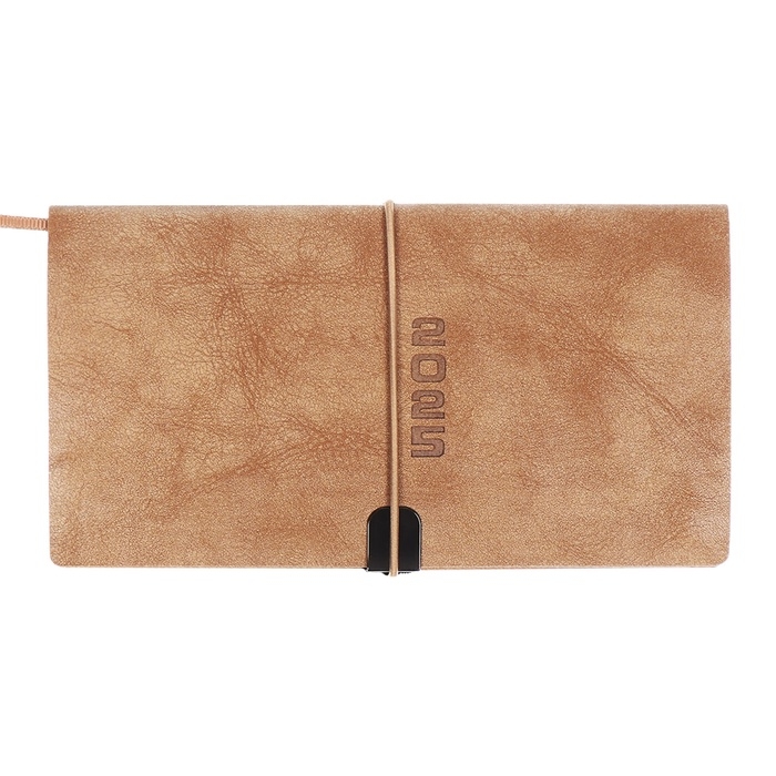 Еженедельник датир 2025г 175х95мм мягк обл иск кож 64л ESCALADA, бл тис, бл 70 г/м&sup2;,бежевый