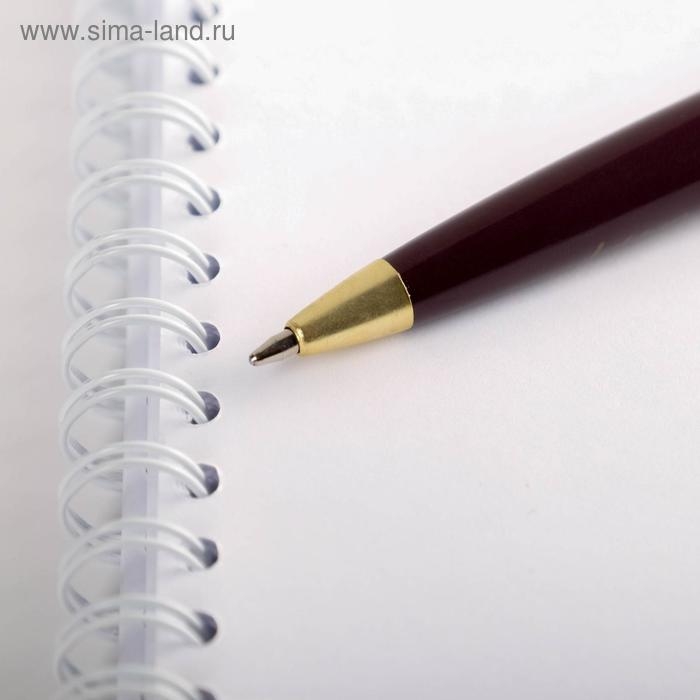 Ручка в подарочной коробке &laquo;Учителю: Лучший учитель&raquo;, пластик, синяя паста, 1.0 мм