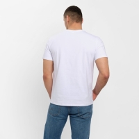 Футболка мужская MINAKU REGULAR FIT: цвет белый, р-р 48
