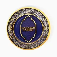МП Набор бумажной посуды &laquo;Ramadan&raquo;, синий, 12 персон