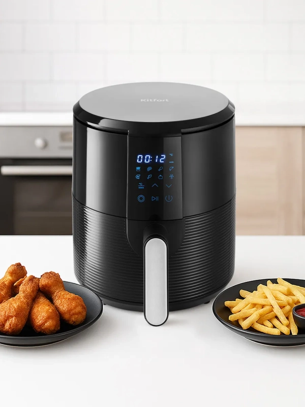 Аэрогриль электрический с решеткой КТ-2237 - 3 л - 1300 Вт