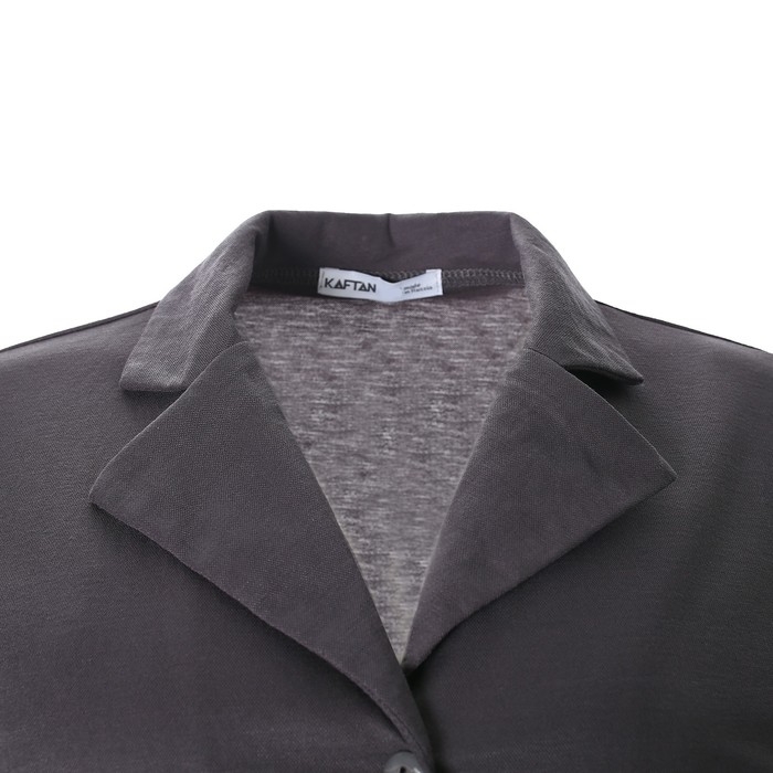 Комплект женский (рубашка, брюки, топ) KAFTAN Комплект женский (рубашка, брюки, топ) KAFTAN "Base" р. 44, графит
