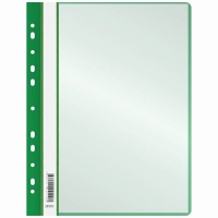 Папка с 10 вкладышами А4, 160 мкм, Calligrata, с перфорацией, зелёная Папка с 10 вкладышами А4, 160 мкм, Calligrata, с перфорацией, зелёная
