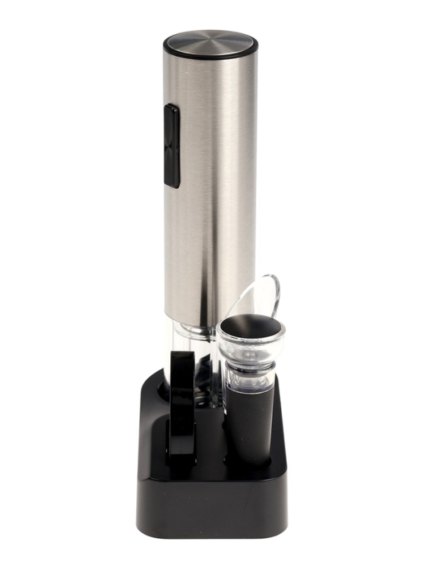 Набор сомелье электрический Windigo LSH-09,пробка,аэратор, штопор, подставка, металл, от АКБ   10697