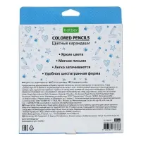 Карандаши 24 цветов "Приключения кота Пирожка", картонная коробка, европодвес