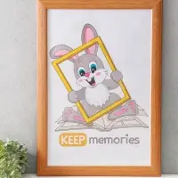 Фоторамка для фото 40х60 см "Luxe Elegance" пластик, бежевый, (пластик экран)