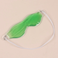 Гелевая маска для глаз, 18,5 &times; 5 см, цвет зелёный