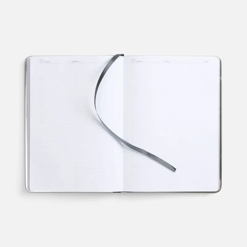 Ежедневник Metal Frame на заказ, датированный, серый