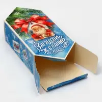 Подарочная коробка - конфета новогодняя складная &laquo;Загадай желание&raquo;, 14 х 22 х 8 см.