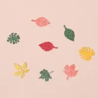 Фигурки для декора &laquo;Листья&raquo;, объёмные, разноцветные