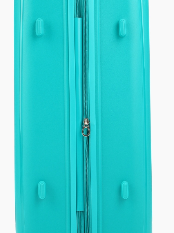 Чемодан 28", PP, 49*30*76, отд на молнии, код замок, 4 колеса, зеленый