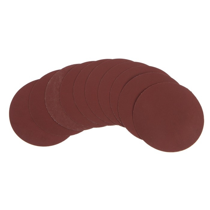 Круг абразивный шлифовальный под Круг абразивный шлифовальный под "липучку" ТУНДРА, 125 мм, Р800, 10 шт.