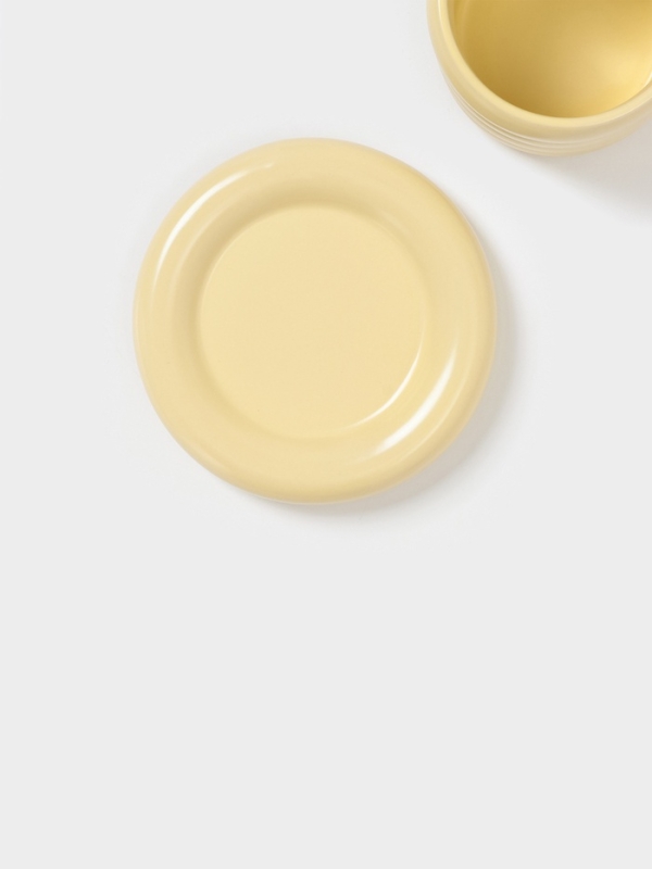 Чайная пара Доляна &laquo;Зефир&raquo;, 350 мл, керамика, жёлтая