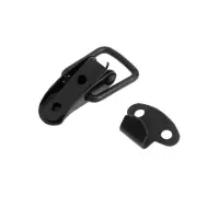 Замок-защелка на ящик, 3 см, железный, черный