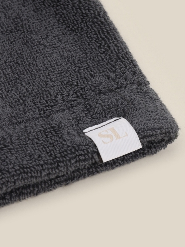 Халат махровый с капюшоном женский SL HOME: Basic "Гри Сандре", р-р M, 100% хл, 420 г/м2