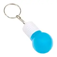 Фонарик брелок для ключей на кольце &laquo;Лампочка&raquo;, 1 режим, 2&times;AG13, 4.5&times;2.5 см, МИКС