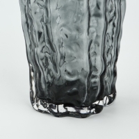 Ваза для цветов &laquo;Марбл блэк&raquo; из черного стекла 23&times;15&times;9 см