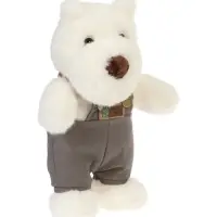 Мягкая игрушка "Пёсик в комбинезоне", 30 см