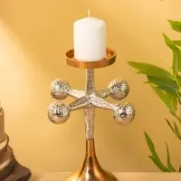 Подсвечник &laquo;Морская звезда&raquo;, 20.5&times;20.5&times;26 см, алюминий