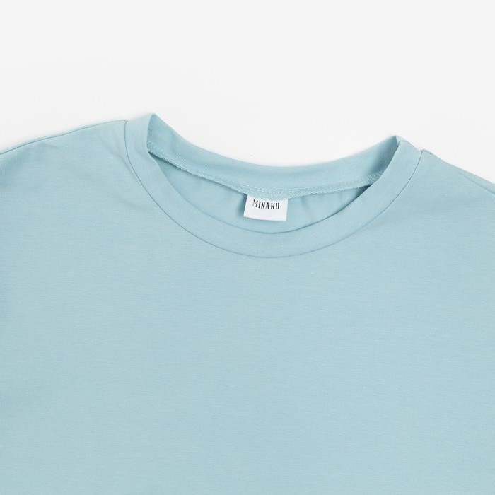 Лонгслив женский MINAKU: Basic line цвет мятный, размер 42 Лонгслив женский MINAKU: Basic line цвет мятный, размер 42
