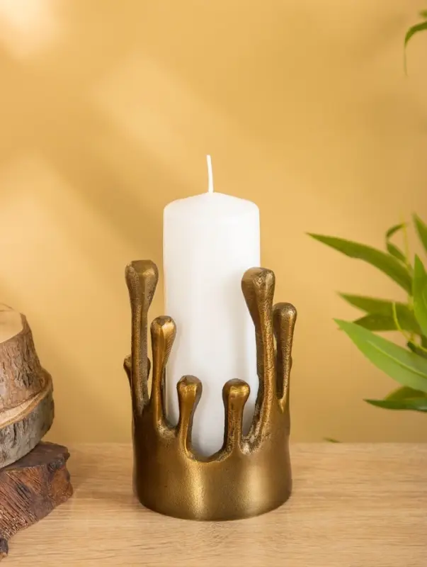 Подсвечник &laquo;Огар&raquo;, 9&times;9&times;13.5 см, алюминий