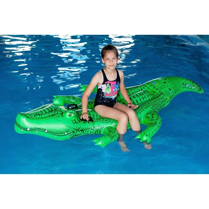 Игрушка для плавания &laquo;Аллигатор&raquo;, с ручками, 203 х 114 см, от 3 лет, 58562NP INTEX