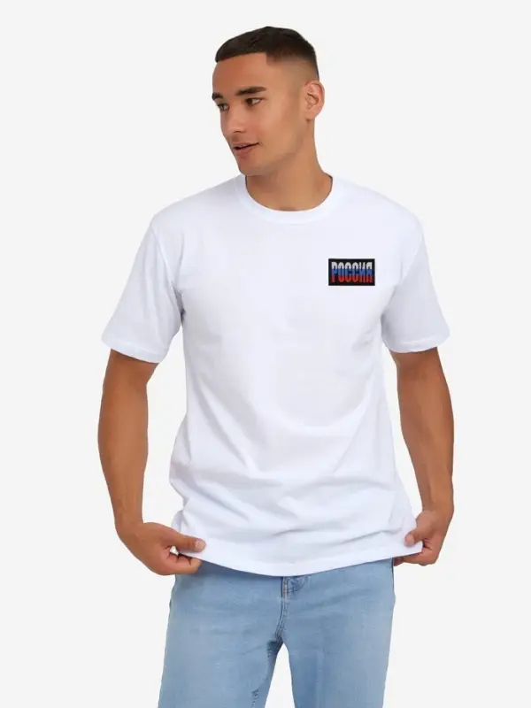 Термоаппликация &laquo;Россия&raquo;, 7.4&times;4.2 см, разноцветная