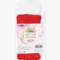 Нитки мулине 8&plusmn;1м №606 (наб 6шт цена за наб) красный АУ