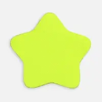 Наклейка тканевая Lunga Bial, M, желтый неон