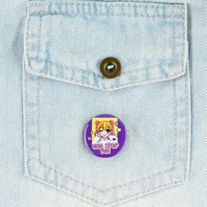 Значок металлический закатной &laquo;Милые анимешки&raquo;, d=2.5 cм, МИКС