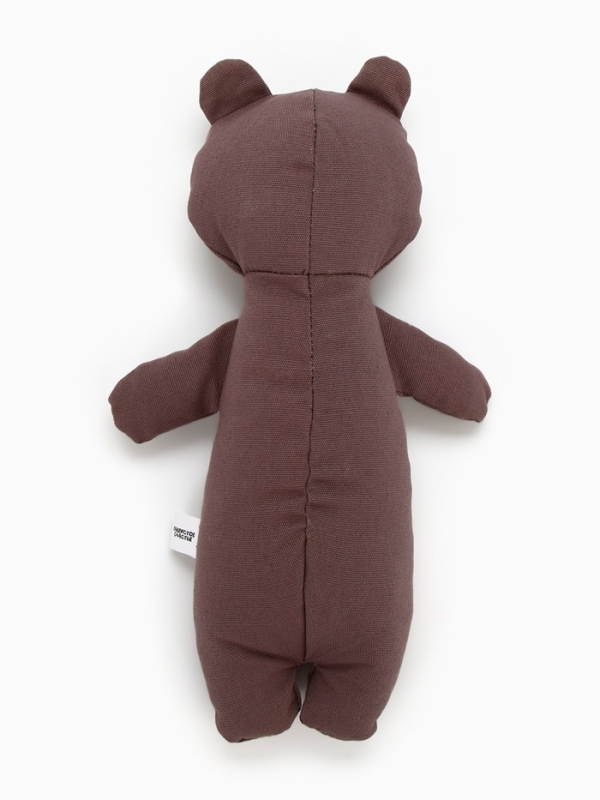 Игрушка для собак с пищалкой "Мишка" из текстиля, 12*25 см