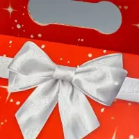 Подарочная коробка Новогодняя Корпоратив "Акцент" 20,3 х 12,3 х 41 см