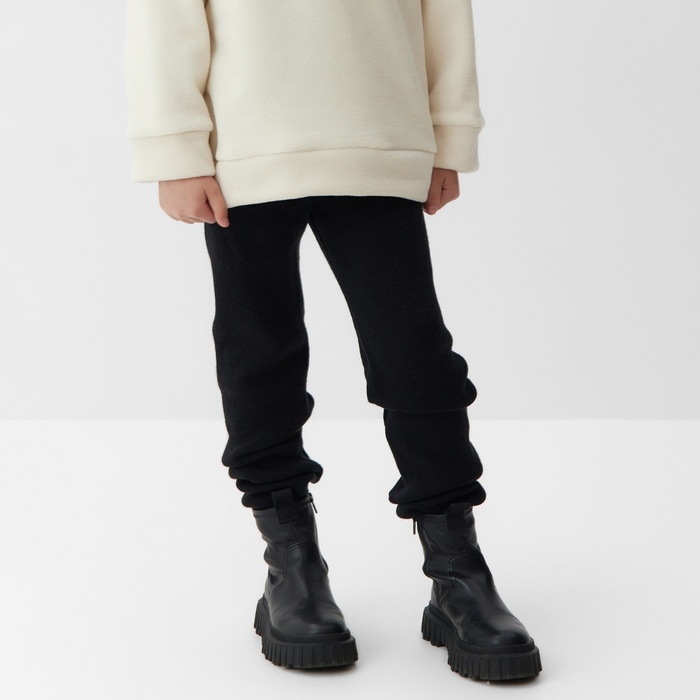 Брюки детские MINAKU, цвет чёрный, рост 110 см Брюки детские MINAKU, цвет чёрный, рост 110 см